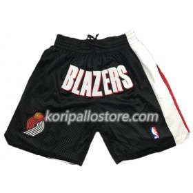 NBA Portland Trail Blazers Musta Miesten Tasku Shortsit Swingman